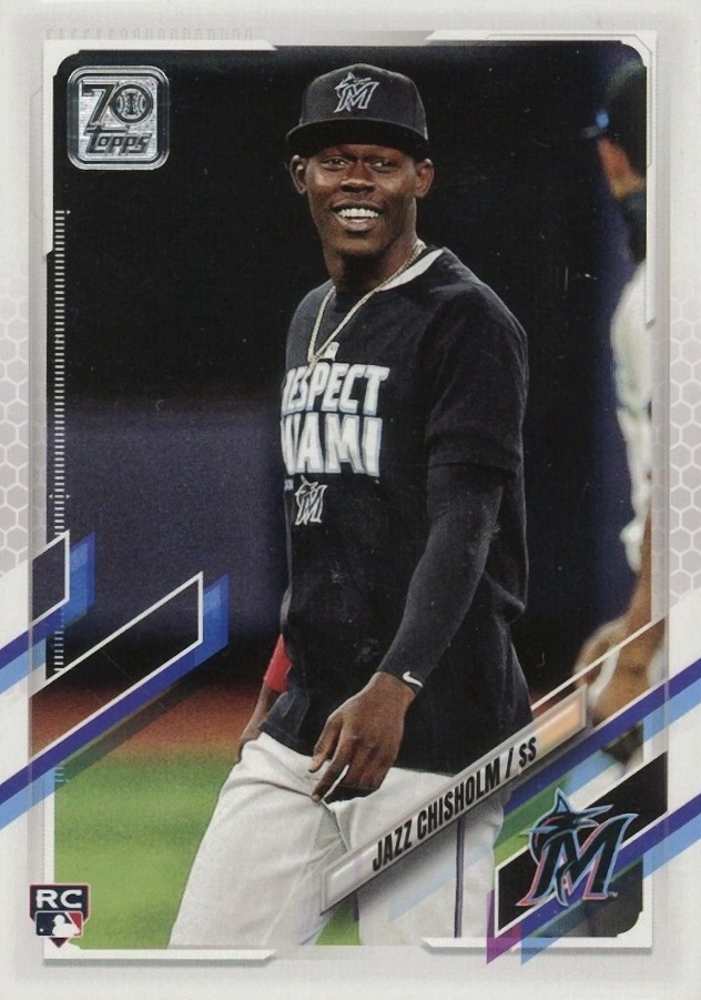 2021 Topps Jazz Chisholm #538 Baseball Card