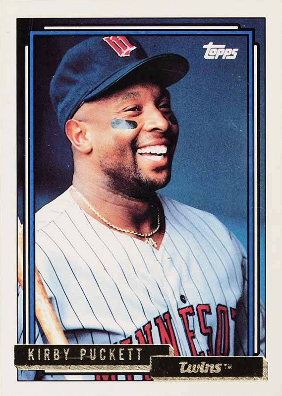 1992 Topps Gold Kirby Puckett #575 Baseball Card