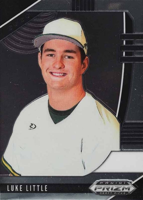 2020 Panini Prizm Draft Picks Luke Little #PDP117 Baseball Card