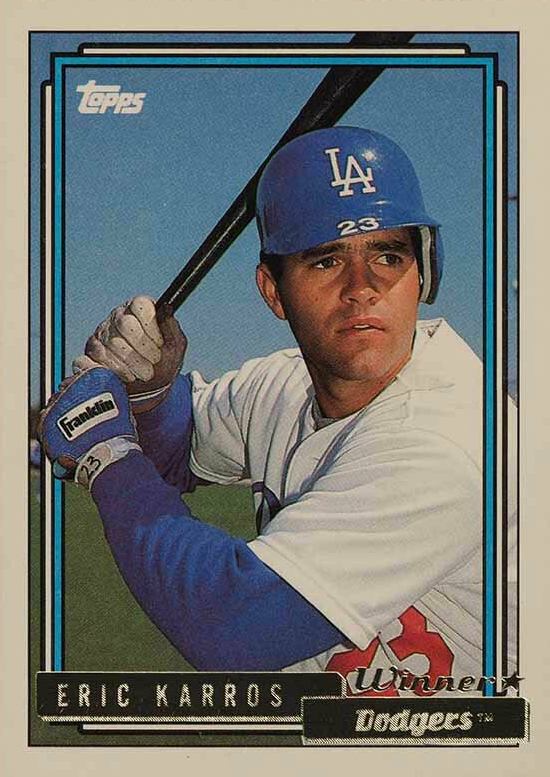 1992 Topps Gold Eric Karros #194 Baseball Card