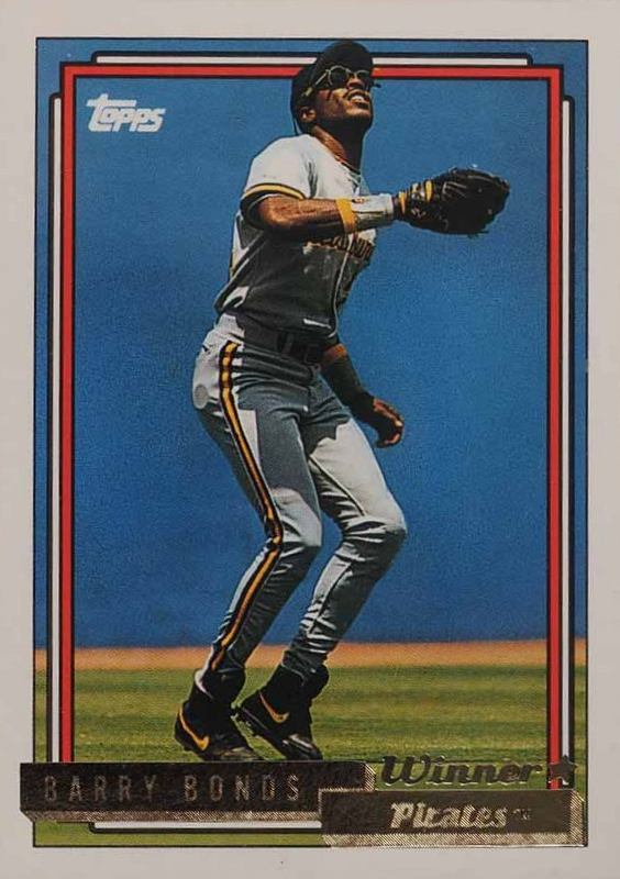 1992 Topps Gold Barry Bonds #380 Baseball Card