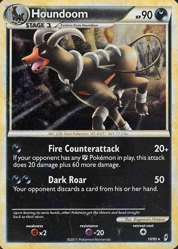 2011 Pokemon Call of Legends Houndoom-Holo #10 TCG Card