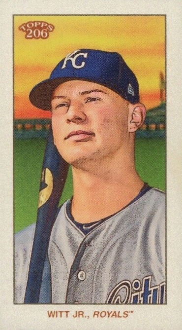 2020 Topps 206 Bobby Witt Jr. # Baseball Card