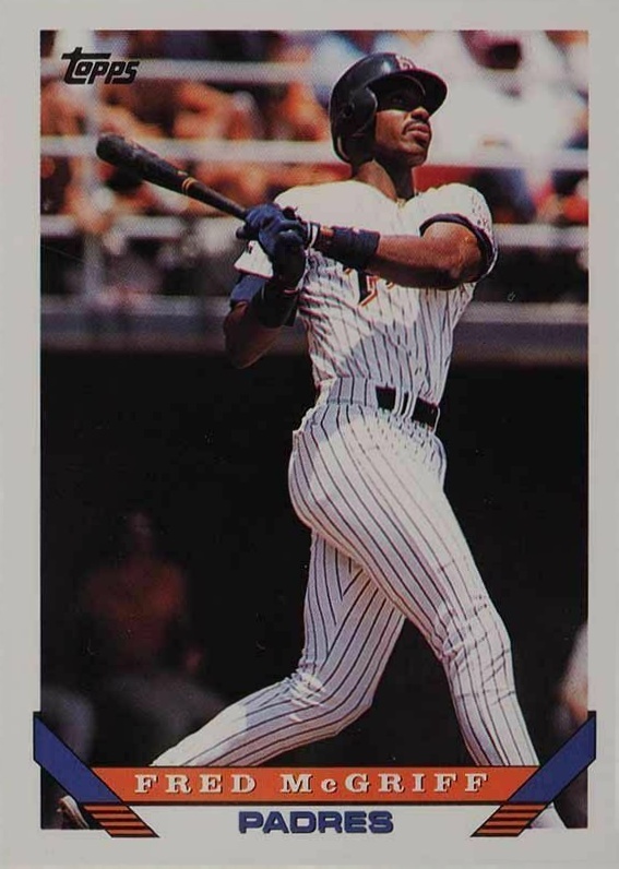 1993 Topps Fred McGriff #30 Baseball Card
