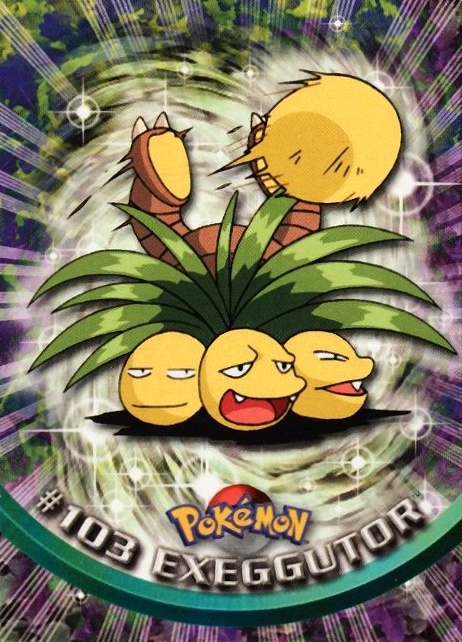 2000 Topps Pokemon TV Animation Series 2 Exeggutor #103 TCG Card