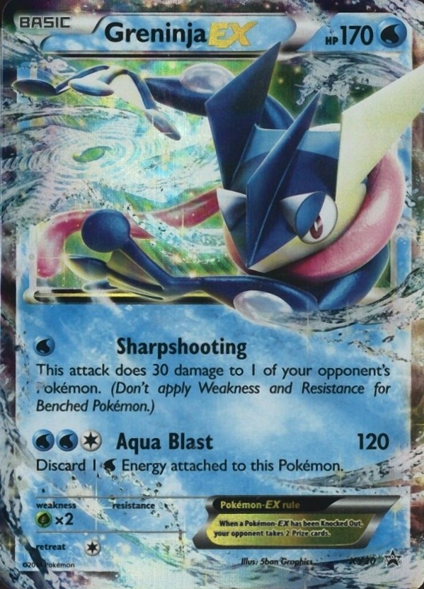 2014 Pokemon XY Black Star Promo Greninja EX #XY20 TCG Card