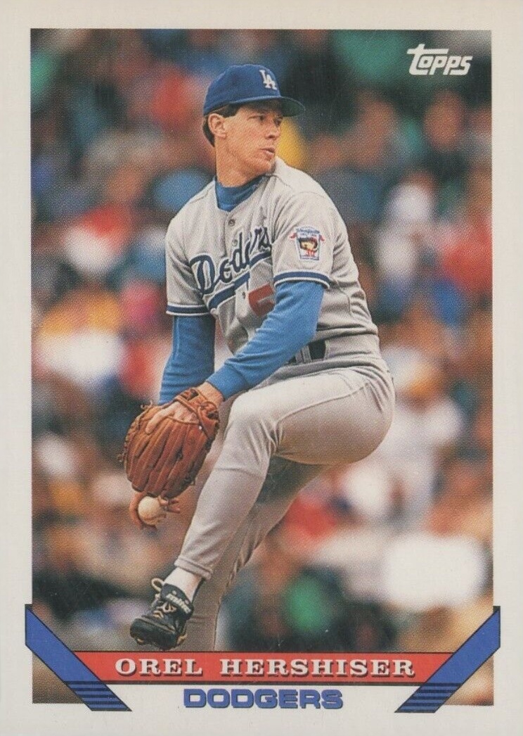 1993 Topps Orel Hershiser #255 Baseball Card