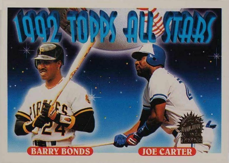 1993 Topps Barry Bonds/Joe Carter #407 Baseball Card