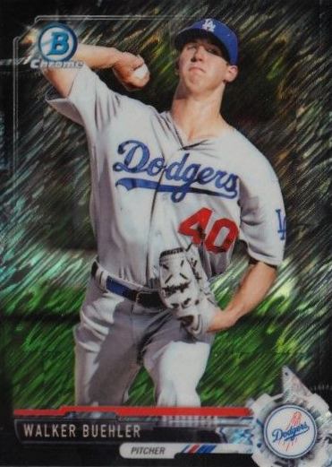 2017 Bowman Chrome Mini Walker Buehler #BCP82 Baseball Card