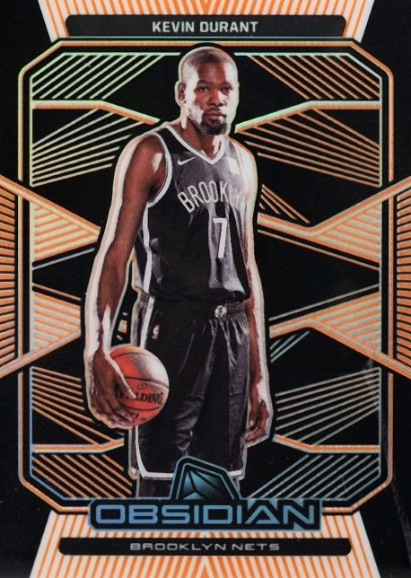 2019 Panini Obsidian Kevin Durant #107 Basketball Card