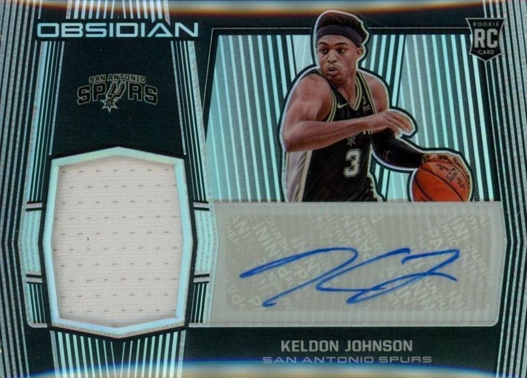 2019 Panini Obsidian Keldon Johnson #214 Basketball Card