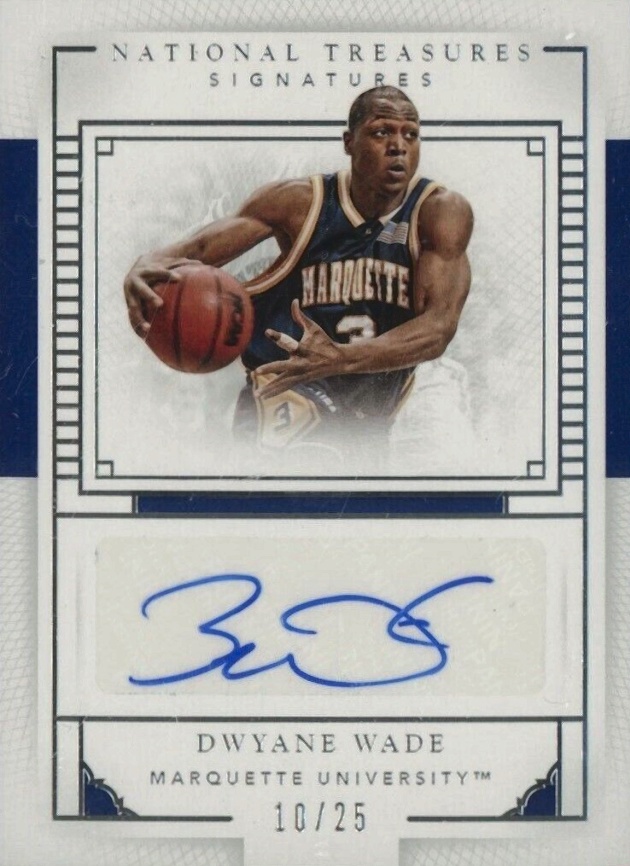 2016 Panini National Treasures Collegiate Dwyane Wade #66 Basketball Card