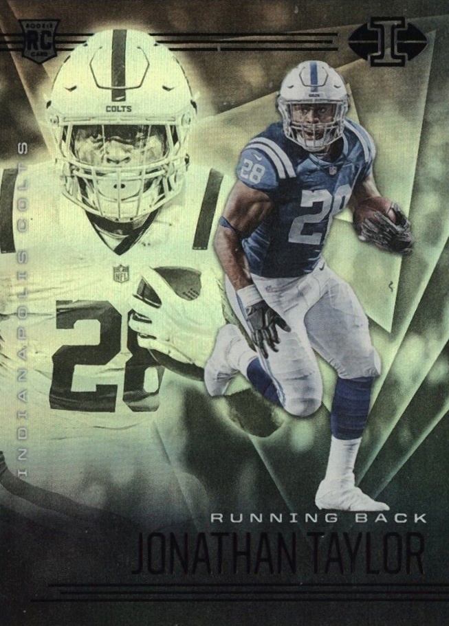 2020 Panini Illusions Jonathan Taylor #14 Football Card