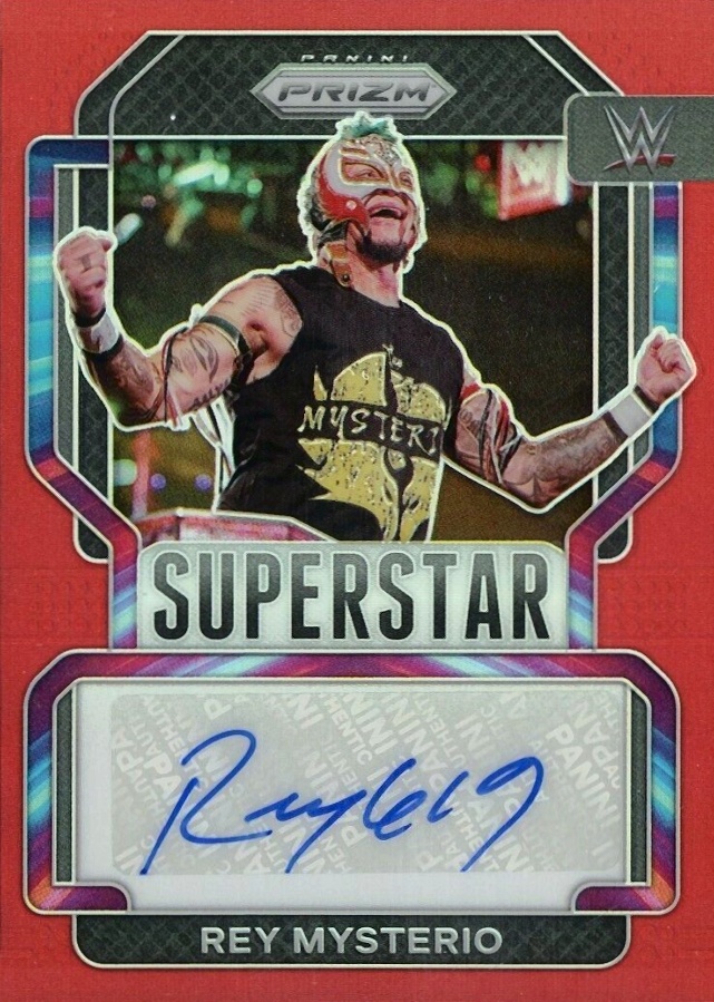 2022 Panini Prizm WWE Superstar Autographs Rey Mysterio #SARMS Other Sports Card