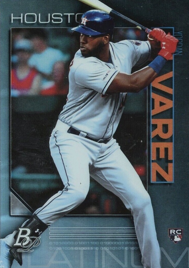 2020 Bowman Platinum Yordan Alvarez #100 Baseball Card