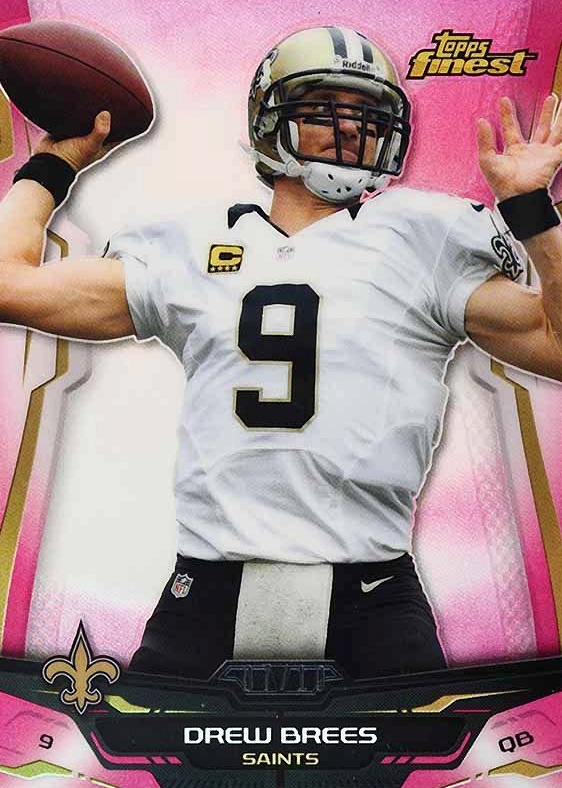 2014 Finest Drew Brees #24 Football Card