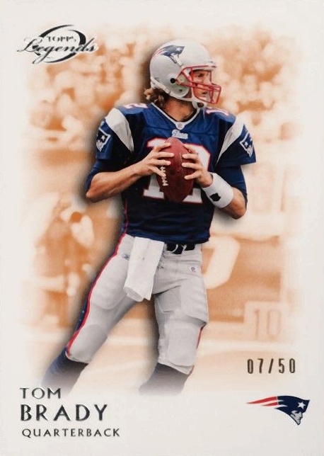 2011 Topps Legends Tom Brady #115 Football Card