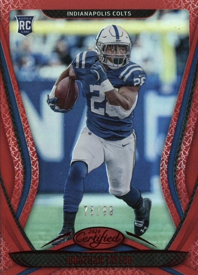 2020 Panini Certified Jonathan Taylor #118 Football Card