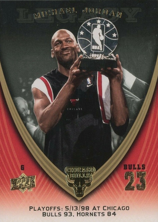 2008 Upper Deck Jordan Legacy  Michael Jordan #1096 Basketball Card