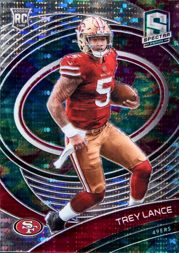 2021 Panini Spectra Trey Lance #139 Football Card