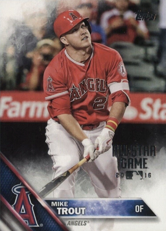 2016 Topps Mike Trout #1 Baseball Card