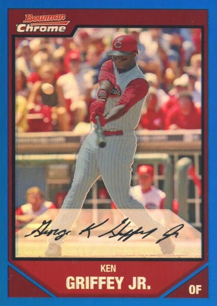 2007 Bowman Chrome Ken Griffey Jr. #85 Baseball Card