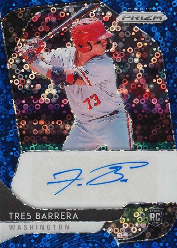 2020 Panini Prizm Rookie Autographs Tres Barrera #RATB Baseball Card