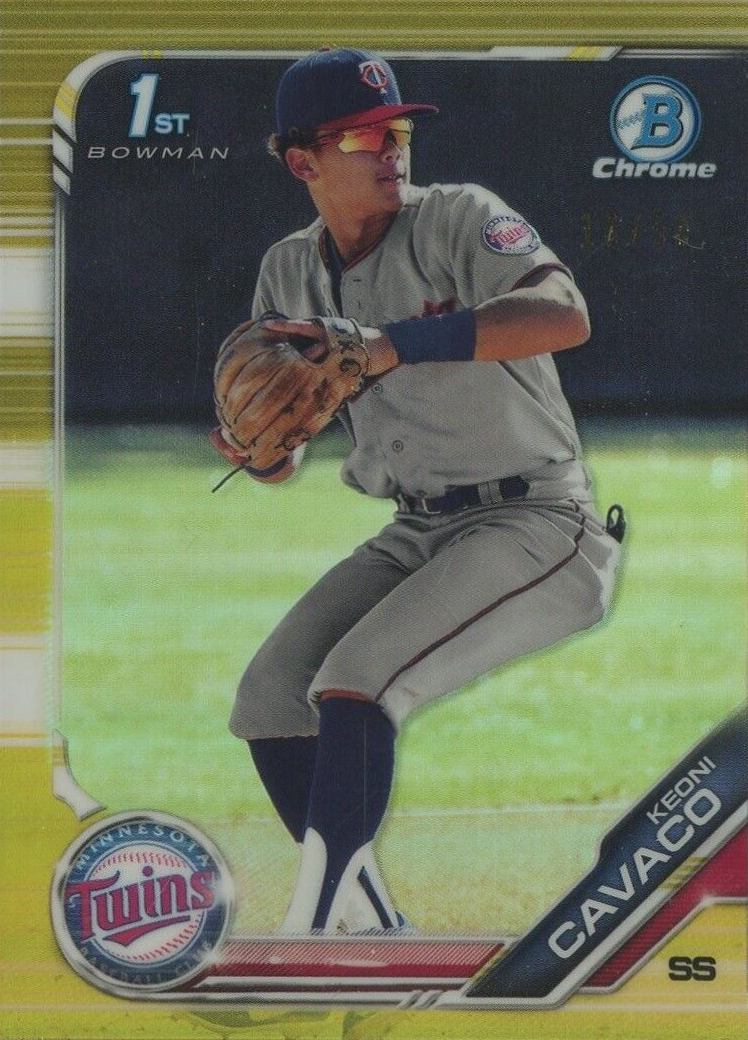 2019 Bowman Draft Keoni Cavaco #BDC65 Baseball Card