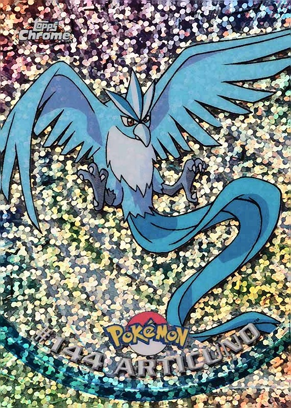 2000 Topps Chrome Pokemon T.V. Articuno #144 TCG Card