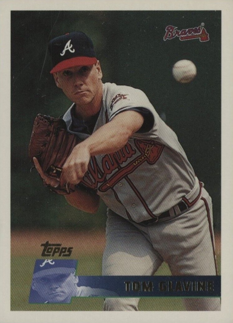 1996 Topps Tom Glavine #262 Baseball Card