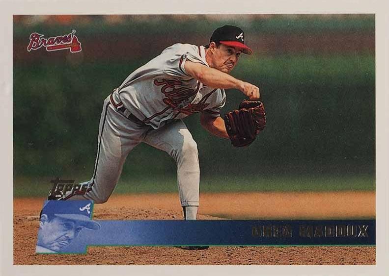 1996 Topps Greg Maddux #318 Baseball Card