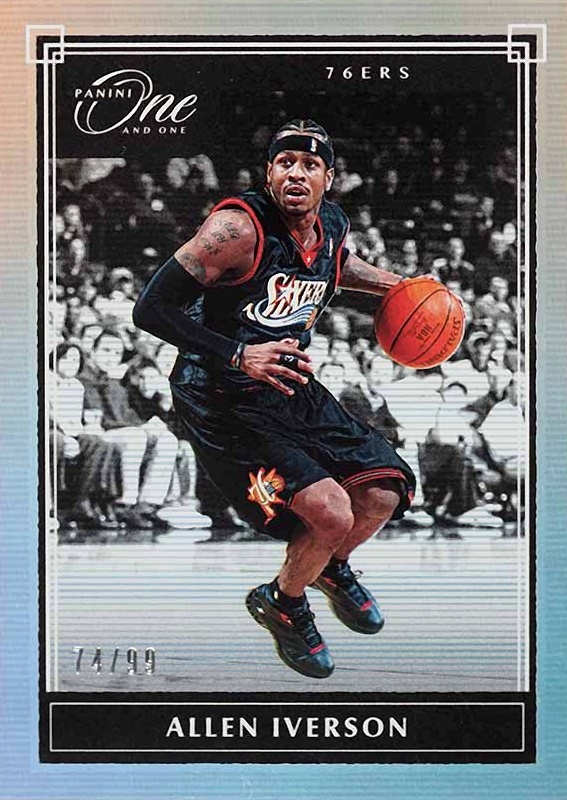 2019 Panini One and One Allen Iverson #168 Basketball Card