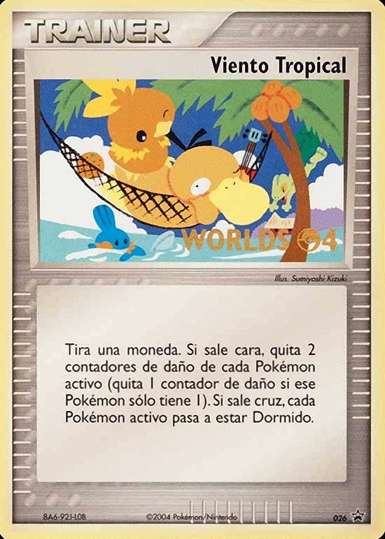 2004 Pokemon World Championships Promo Tropical Wind #26 TCG Card