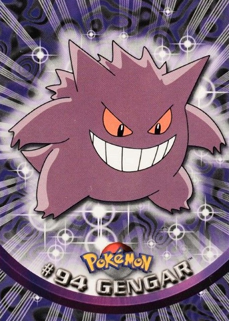 2000 Topps Pokemon TV Animation Series 2 Gengar #94 TCG Card