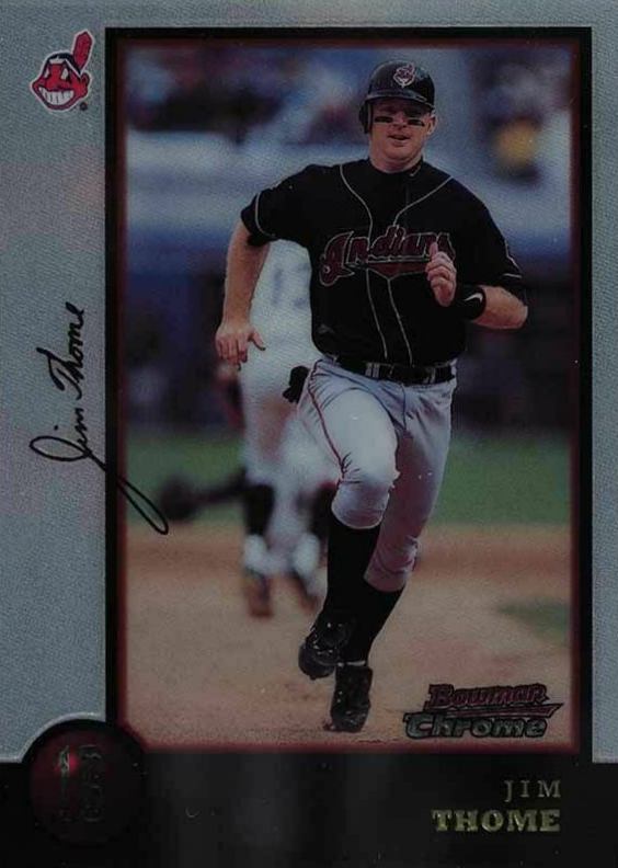 1998 Bowman Chrome Jim Thome #56 Baseball Card