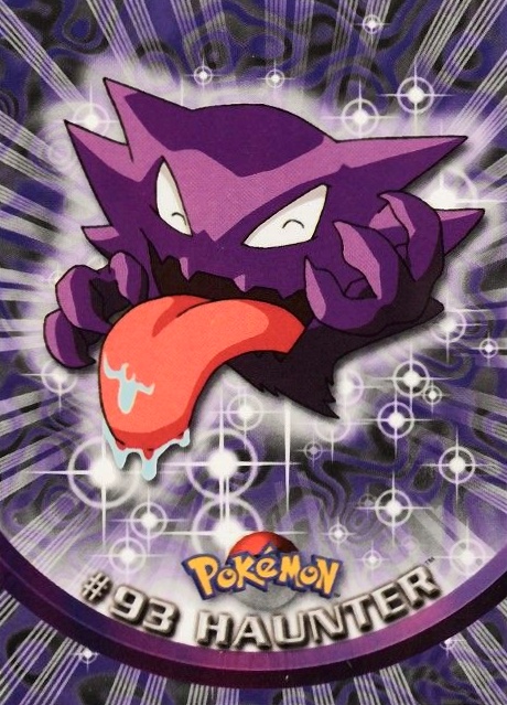 2000 Topps Pokemon TV Animation Series 2 Haunter #93 TCG Card