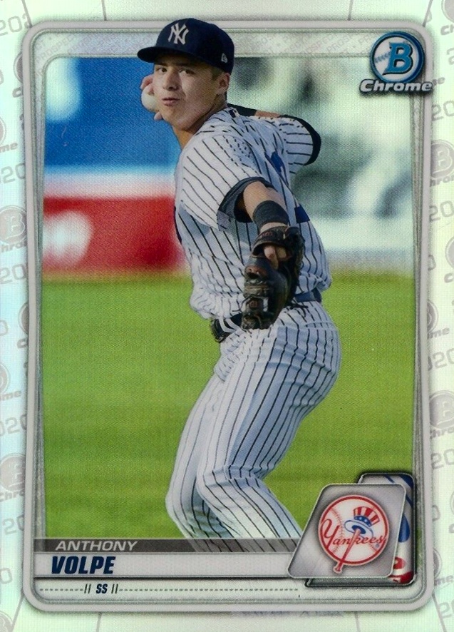 2020 Bowman Draft Anthony Volpe #BD178 Baseball Card