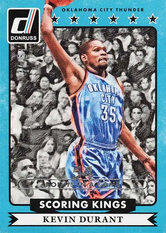 2014 Panini Donruss Scoring Kings Kevin Durant #1 Basketball Card