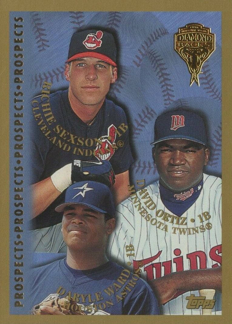 1998 Topps Daryle Ward/David Ortiz/Richie Sexson #257 Baseball Card