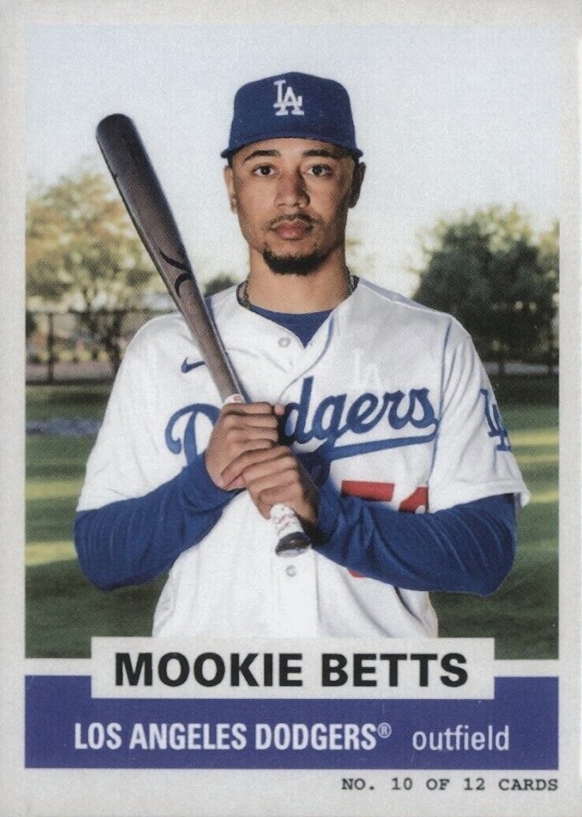 2021 Topps Throwback Thursday Mookie Betts #10 Baseball Card