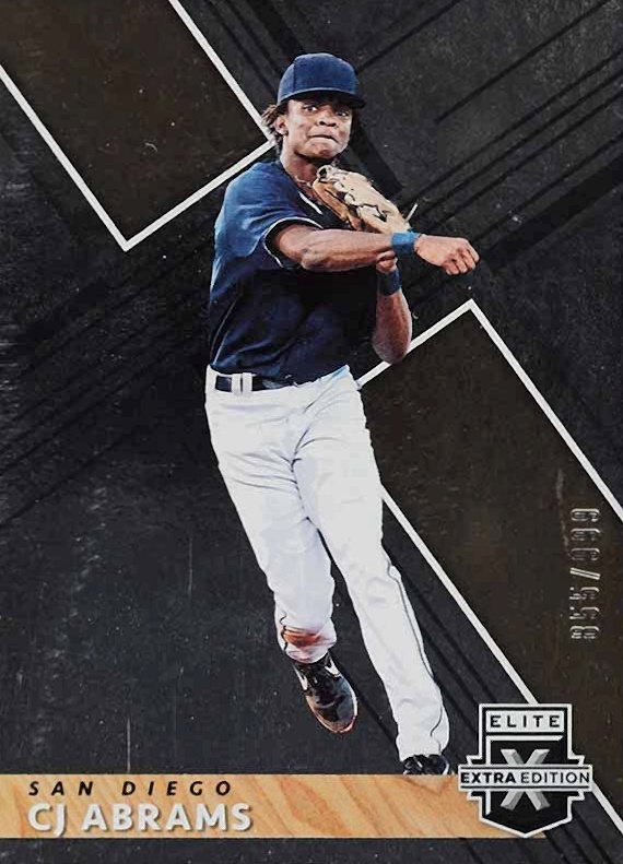 2019 Panini Elite Extra Edition CJ Abrams #6 Baseball Card