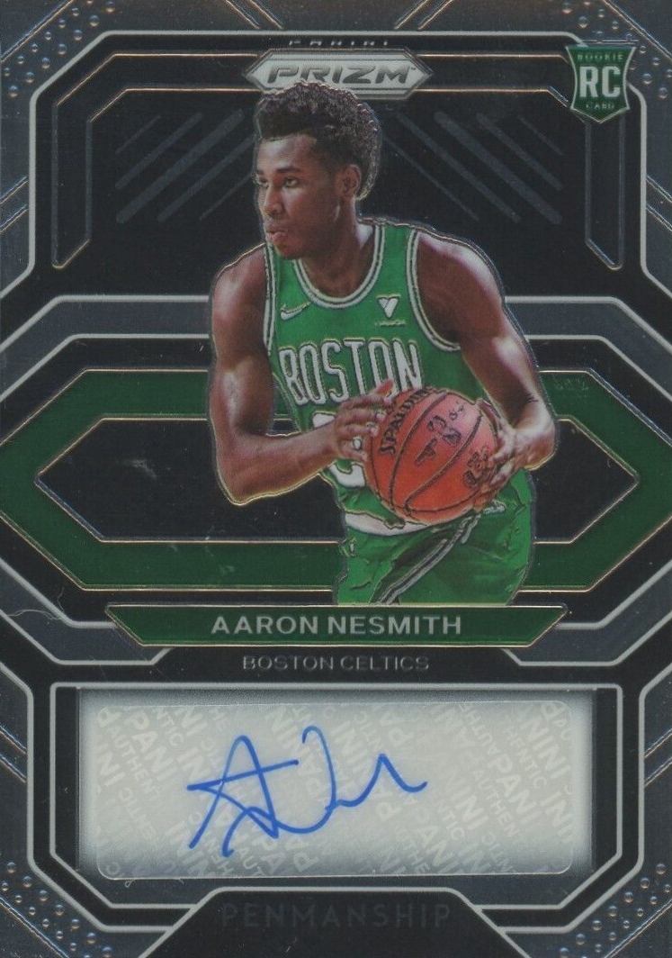 2020 Panini Prizm Rookie Penmanship Aaron Nesmith #RPANS Basketball Card