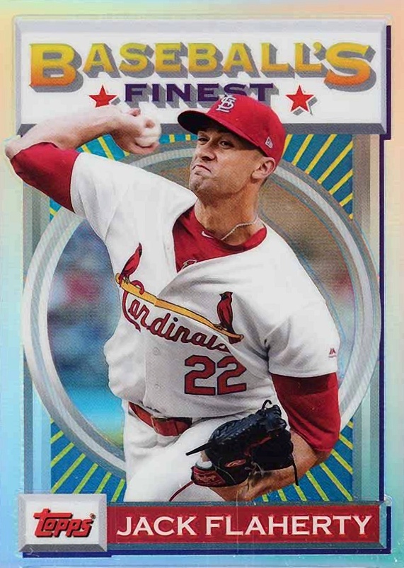 2020 Finest Flashbacks Jack Flaherty #122 Baseball Card