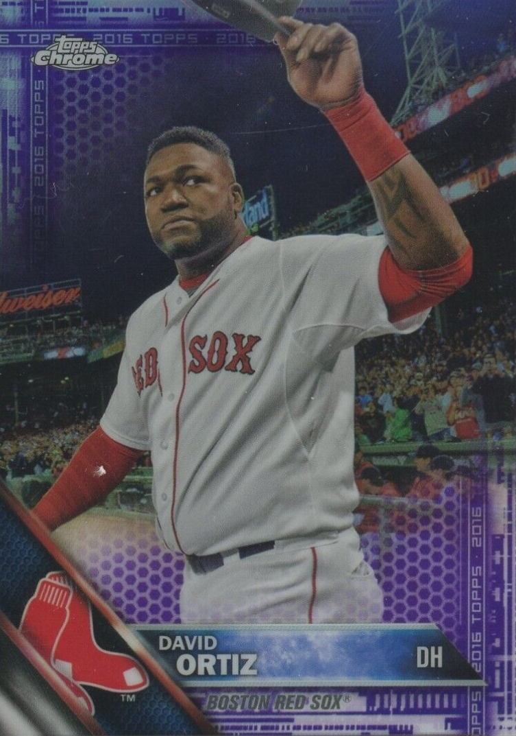 2016 Topps Chrome David Ortiz #153 Baseball Card