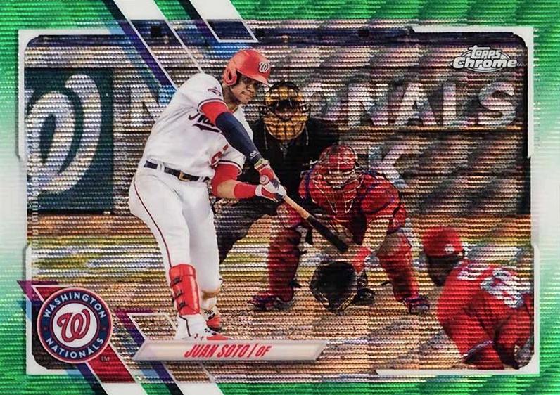 2021 Topps Chrome Juan Soto #150 Baseball Card