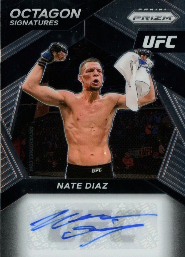 2021 Panini Prizm UFC Octagon Signatures Nate Diaz #OSNDZ Other Sports Card