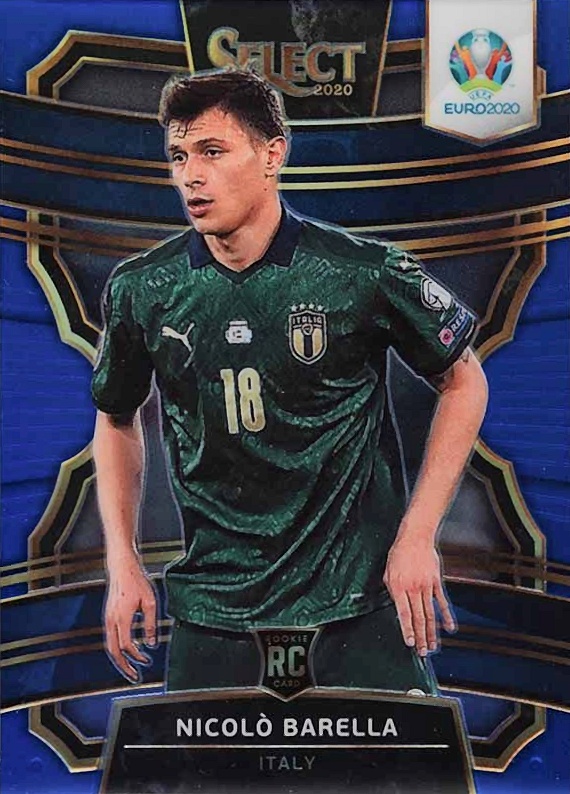 2020 Panini Select UEFA Euro Nicolo Barella #3 Soccer Card