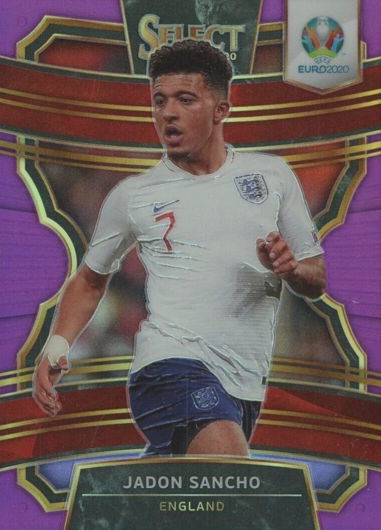 2020 Panini Select UEFA Euro Jadon Sancho #80 Soccer Card