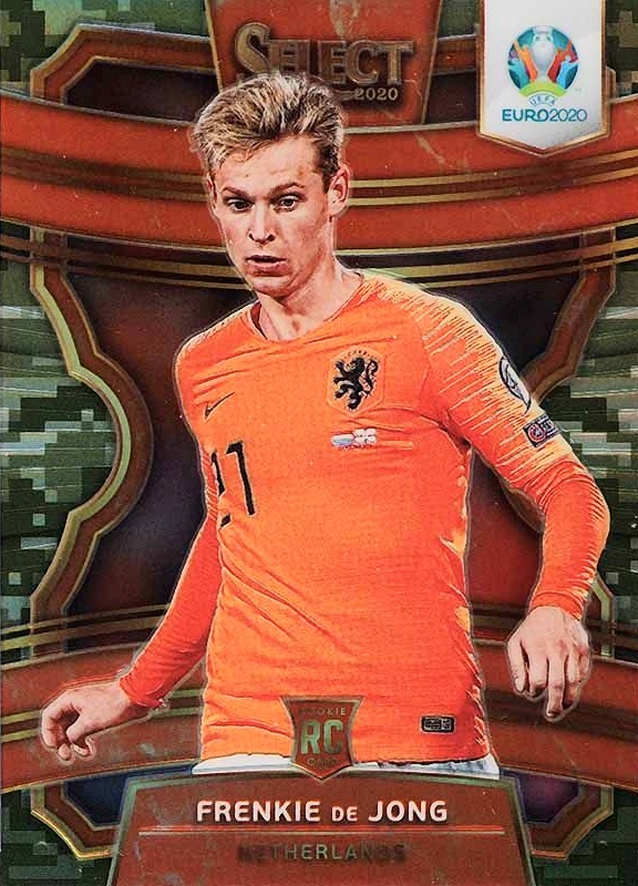 2020 Panini Select UEFA Euro Frenkie de Jong #91 Soccer Card