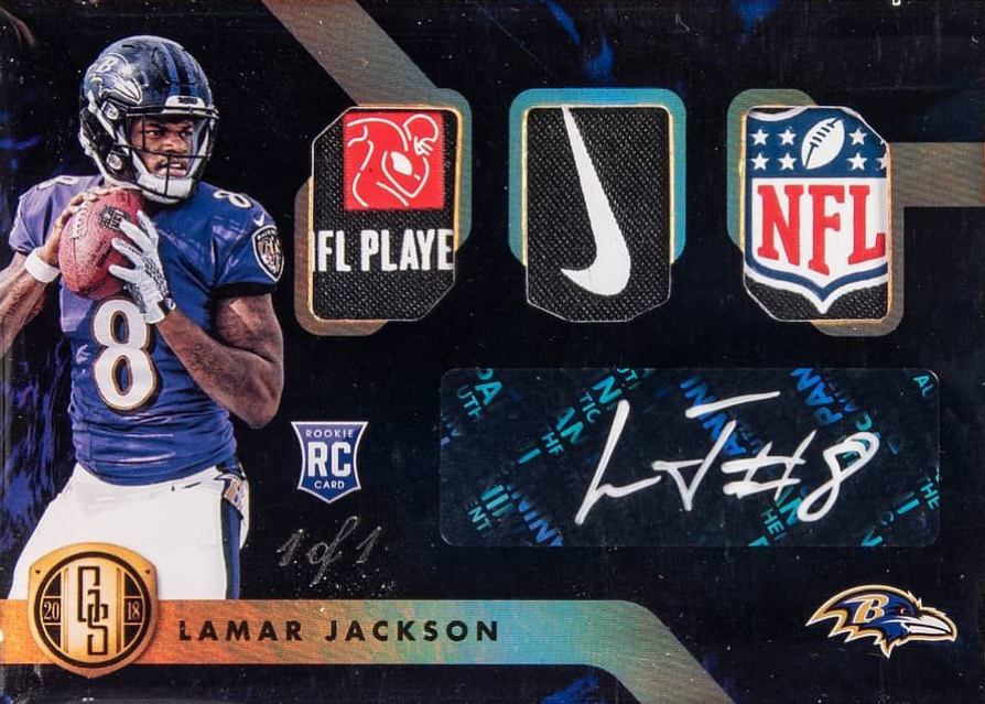 2018 Panini Gold Standard Lamar Jackson #276 Football Card